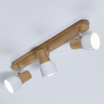 SPOT-LIGHT PLAFONNIER SVANTJE 3 LAMPES, DESIGN NATUREL