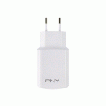 PNY FAST DUAL CHARGER ADAPTATEUR SECTEUR - USB - 17 WATT