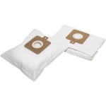 10X SACS COMPATIBLE AVEC WHITE AND BROWN ALLIAGE 2150 ASPIRATEUR - MICROFIBRE NON TISSÉE, 51, 23,5CM X 17,5CM BLANC - VHBW