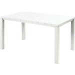 TABLE RECTANGULAIRE DOGATO EN RÉSINE KETER 147X90XH74 CM WHITE - WHITE