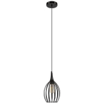 LAMKUR LIGHTING - LAMKUR VINCENT PLAFONNIER WIRE FRAME NOIR, 1X E27