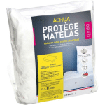 LINNEA - PROTÈGE MATELAS MOLLETON ACHUA BONNET DE 30 CM 120X190 CM - BLANC