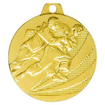 MÉDAILLE - JUDO - OR - 40 MM