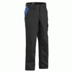 PANTALON DE TRAVAIL INDUSTRIE NOIR/BLEU ROI TAILLE 40L - BLAKLADER