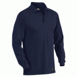 POLO PIQUÉ RETARDANT FLAMME INHÉRENT MARINE TAILLE XS - BLAKLADER