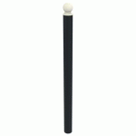 POTELET BOOPI PMR TÊTE BOULE MÉTAL HT 1.20M Ø90MM GRIS 7016 - BUTON DESIGN