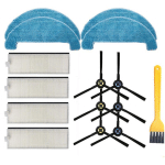 PIÈCES DE RECHANGE POUR A7 A9S / DEXP LF800 GENIO DELUXE 500 KIT DE FILTRE HEPA À BROSSE LATÉRALE PIÈCES D'ASPIRATEUR