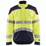 VESTE MULTINORMES INHÉRENT JAUNE FLUORESCENT/MARINE TAILLE L - BLAKLADER