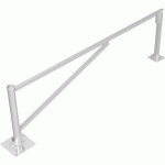BARRIÈRE PIVOTANTE À CHEVILLER SERRURE PROFILÉE-3000MM - SCHAKE
