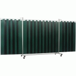 ECRANS TRIPTYQUE XL 180 CM VERT-6 LANIÈRES ROBUSTO - CEPRO