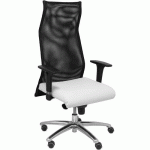 FAUTEUIL DE DIRECTION SAHUCO SIMILICUIR - BLANC - PIQUERAS Y CRESPO