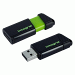 INTEGRAL CLÉ USB PULSE GREEN 128 GO USB 2.0 (USB-A) NOIR/VERT