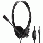 LOT DE 10 - CASQUE STÉRÉO, AVEC MICROPHONE, NOIR