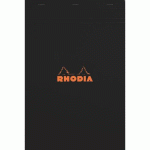 LOT DE 5 - BLOC DE BUREAU RHODIA 21 X 29,7 CM AGRAFÉ NOIR N°18 - 5 X 5 - 80 FEUILLES