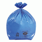 SAC POUBELLE 100 LITRES NF BLEU - 50 SACS