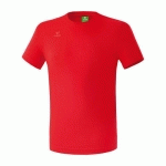 T-SHIRT TEAMSPORT - ERIMA - CASUAL BASIC ROUGE