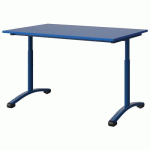 TABLE MALIBU 120X80 T3/T6 DL ST ABS BLEU U525/BLEU 5005 - MANUTAN EXPERT