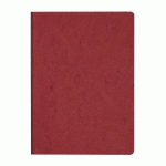 CAHIER BROCHURE AGE BAG A4 192 PAGES LIGNÉ - ROUGE - LOT DE 5