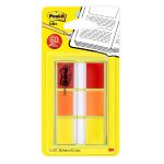 POST-IT® MARQUE-PAGES AVEC DISTRIBUTEUR MOYEN 24,0 X 43,2 MM ASSORTIES COULEURS 3 X 20 PAQUET 680-ROYEU