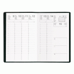 AGENDA ECO SEMAINIER - ANNÉE 2026 - 10 X 15 CM NOIR