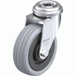 BLICKLE - ROULETTE PIVOTANTE Ø 75MM BANDAGE CAOUTCHOUC SBR 60KG - LRA-VPA 75K