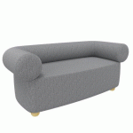 CANAPÉ CADEO 2 PLACES - GRIS CHINÉ