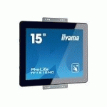 IIYAMA TF1515MC-B2 ÉCRAN PLAT DE PC 38,1 CM (15") 1024 X 768 PIXELS XGA LED ÉCRAN TACTILE NOIR
