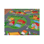 TAPIS ENFANT RUELLES PETIT VILLAGE MULTICOLOUR 100X250 CM