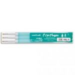UNIBALL POCHETTE DE 3 RECHARGES POUR ROLLER FANTHOM VERT UFR122/07V