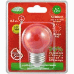 AMPOULE LED GLOBE E27 1W ROUGE VISION-EL 7618B