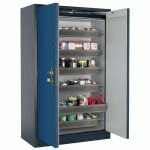 ARMOIRE SÉCURITÉ Q-PEGASUS-90 Q90.195.120.WDAC GRIS/BLEU - ASECOS