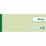 CARNET À SOUCHE REÇUS 50 FEUILLETS EXACOMPTA 10,5 X 27 CM