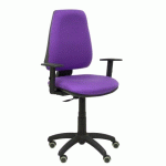 CHAISE DE BUREAU ELCHE - ACCOUDOIRS RÉGLABLES - LILAS