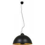 LAMPE À SUSPENDRE EVERALDO SABLE NOIR & OR Ø 54 CM E27 11048