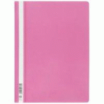 LOT DE 50 - CHEMISE À LAMELLE, A4, PP, ROSE VIF