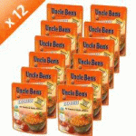 PLAT DE LEGUMES-FECULENTS UNCLE BENS UNCLE BEN'S 2' RIZ TOMATE/OLIVE X 12
