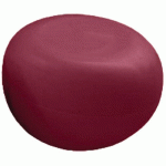 POUF GALET DE PAUL Ø 70 CM GRIOTTE RAL 4002 - QUI EST PAUL
