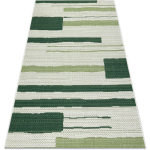 TAPIS COLOR 19676362 SISAL LIGNES BEIGE / VERT GREEN 120X170 CM