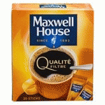 CAFÉ MAXWELL HOUSE SOLUBRE STICK - BOÎTE DE 25 SACHETS