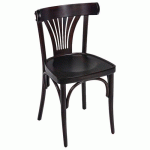 CHAISE MORZINE II STRUCTURE HÊTRE MASSIF ASSISE WENGÉ - STAMP