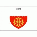 DRAPEAU GARD : DIMENSIONS - 100 X 150 CM