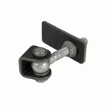GOND DE PORTAIL RÉGLABLE À SOUDER OUVERTURE À 180° - BOÎTE DE 2 - M20 LOCINOX
