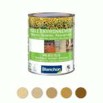 HUILE ENVIRONNEMENT - ÉCOLABEL - TEINTE BOIS NATUREL - 5 L BLANCHON