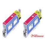 LOT DE 2 CARTOUCHES  COMPATIBLE EPSON T0553 MAGENTA