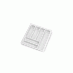 RANGE-COUVERT POUR TIROIR CONCEPT-VERTEX - PLASTIQUE - BLANC - 450 MM EMUCA