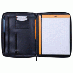 RHODIARAMA GRAND CONFÉRENCIER POUR BLOC OU CARNET FORMAT A4 - NOIR