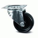 ROULETTE PIVOTANTE - ACIER ZINGUÉ - PLATINE - Ø 100 MM - ALPHA TENTE