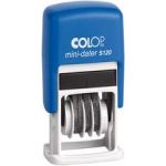 TAMPON DATEUR MINI DATER S120 SD, MOIS EN CHIFFRES - LOT DE 4