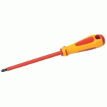 TOURNEVIS SAMSOFORCE POZIDRIV ISOLÉ 1000V - POUR ÉLECTRICIEN - PZ2 SAM OUTILLAGE