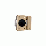 VERROU  RPX À BOUTON CYLINDRE DE 40MM BRONZE - VACHETTE - 16401000